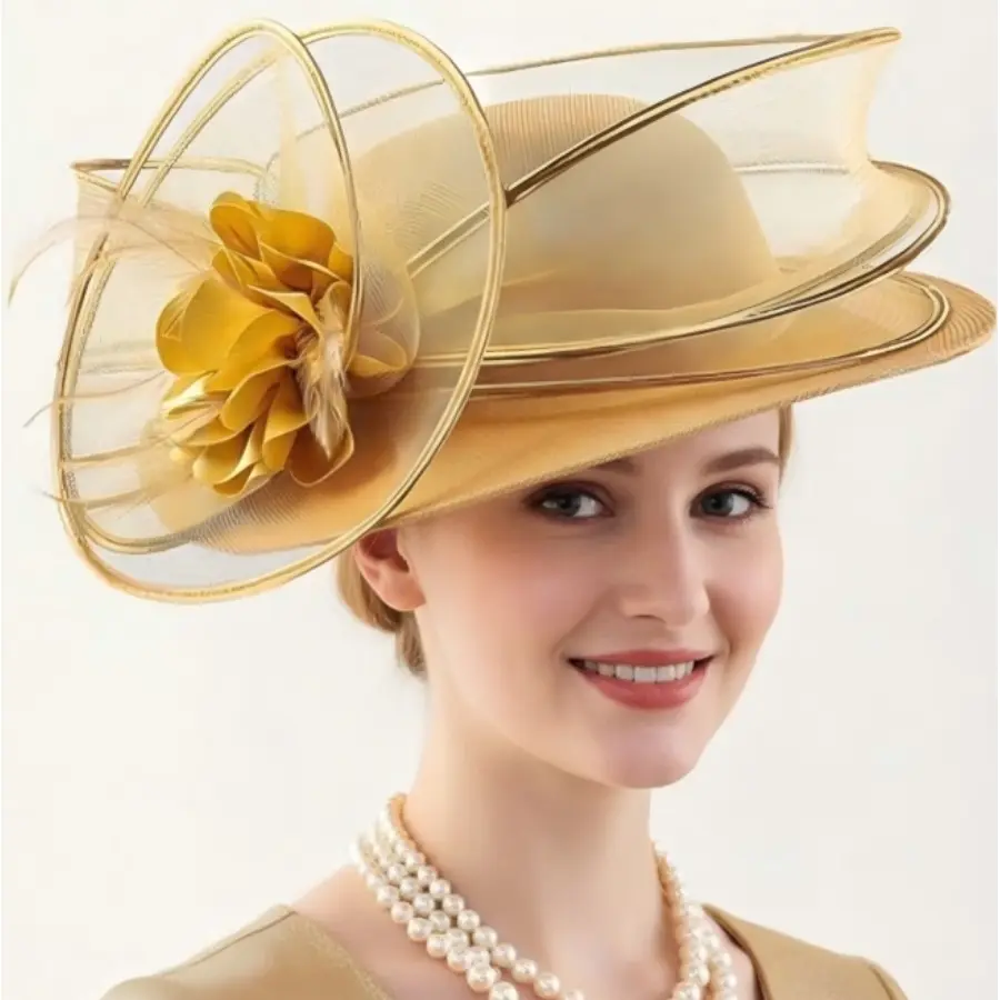 Womens Wide-Brim Sun Hat