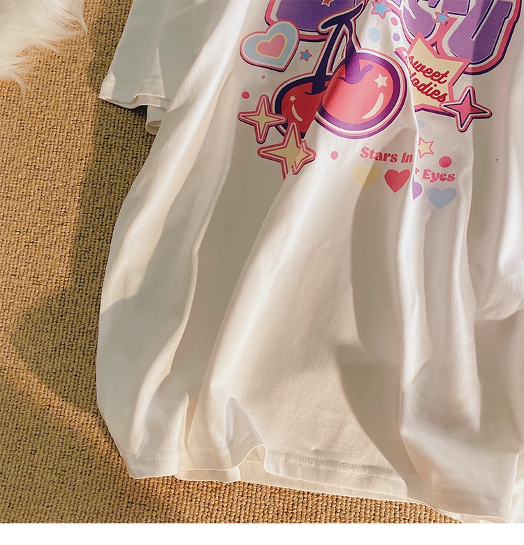 Youth Casual Half Sleeve Top Girlfriends Clothes