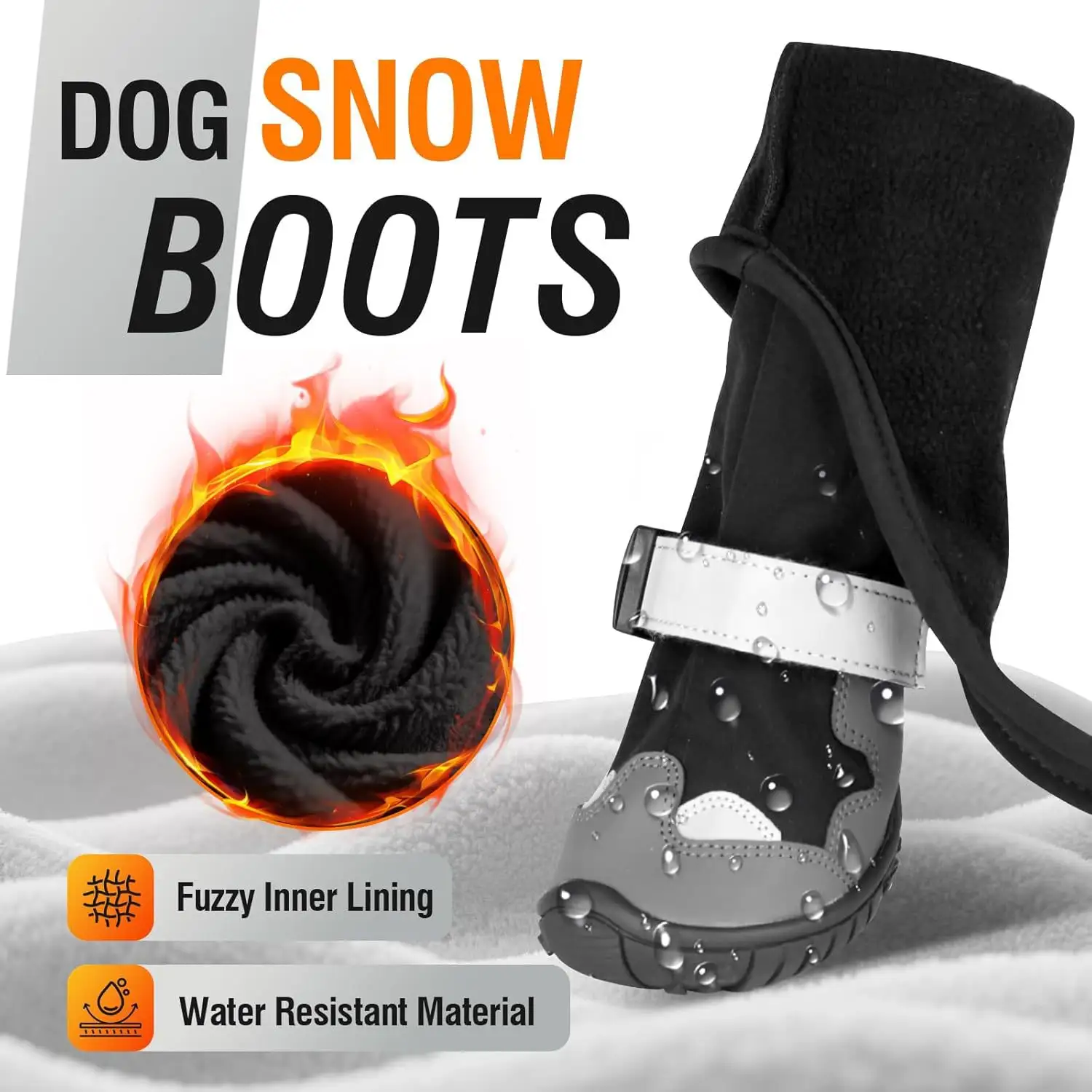 Pet Dog Shoes Outdoor Windproof Warm