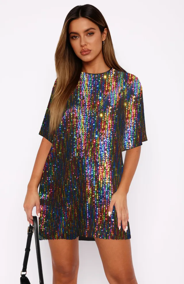 V Neck Sequin Skirt Set A Loose Elegant And Refined Dress E25Z1145 028# S - Shop at LoveMi