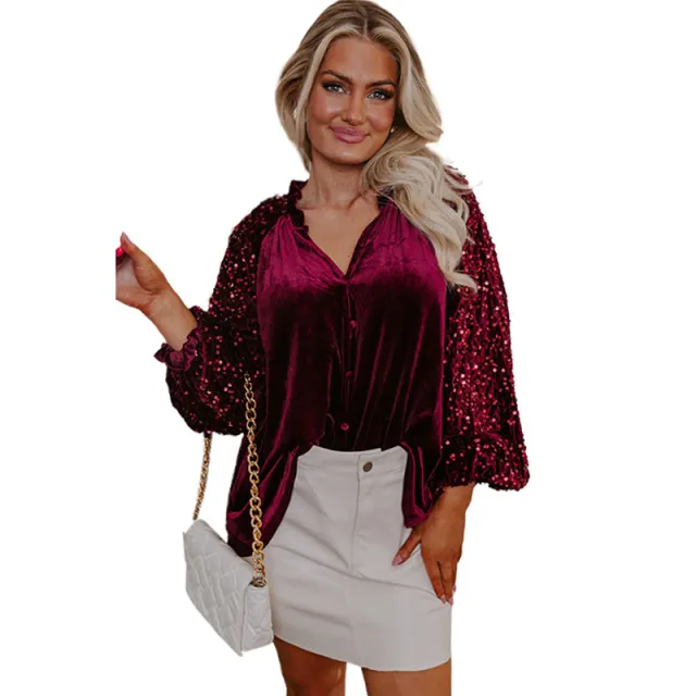 Autumn New Solid Color Long sleeved Shirt For Women Lc25128258P403 - Shop at LoveMi
