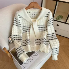 Women's New Thickened Slimming All-matching Graceful Loose Sweater - Picture Color-L - View 1