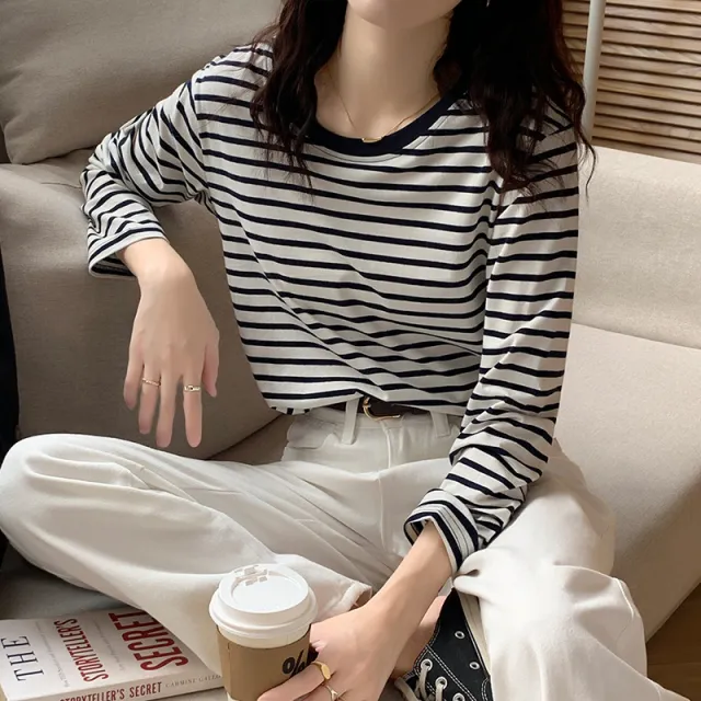 Western Style Inner Wear Long Sleeve Bottoming Shirt Slimming Early Autumn Top Black - Shop at LoveMi