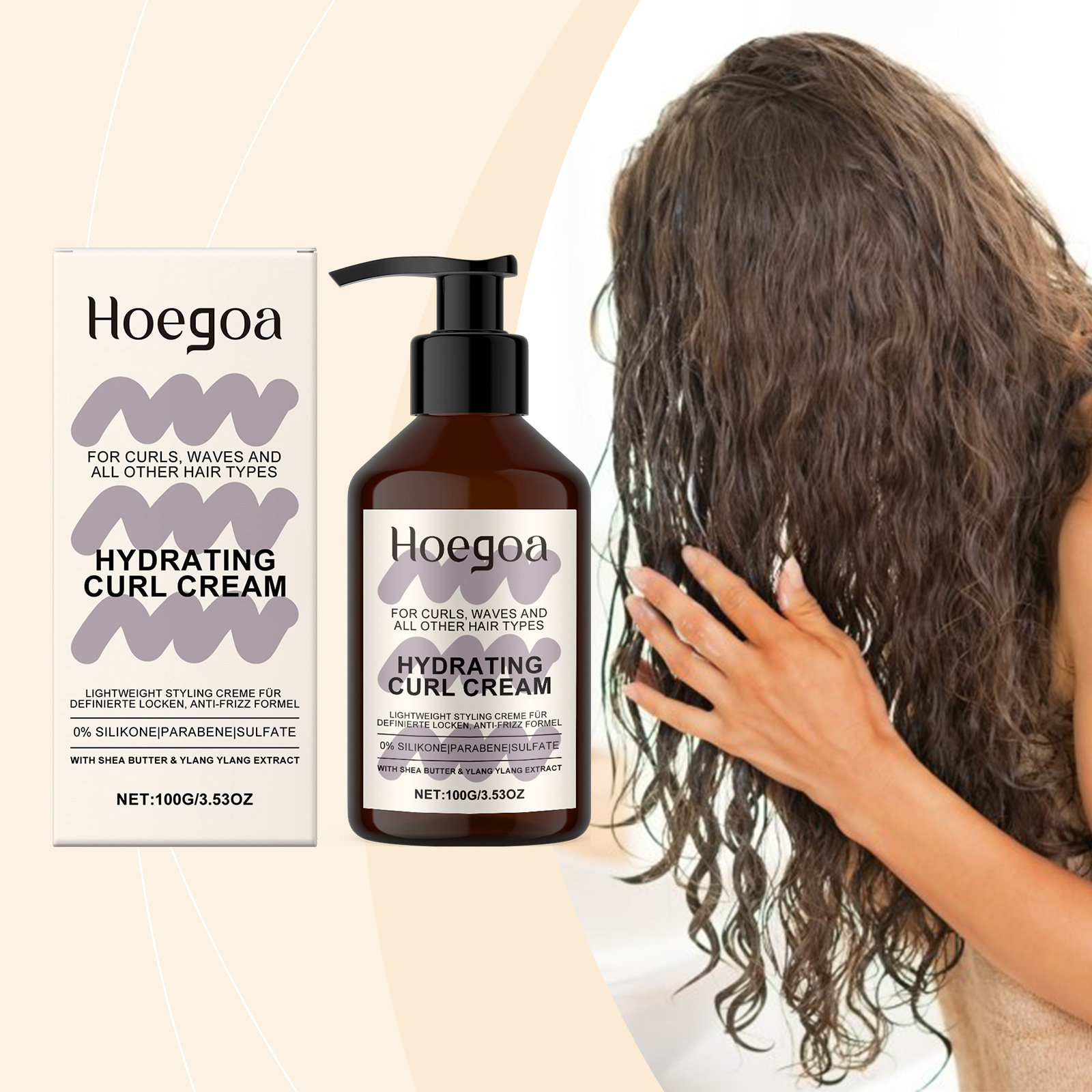Moisturizing Curly Hair Elastin