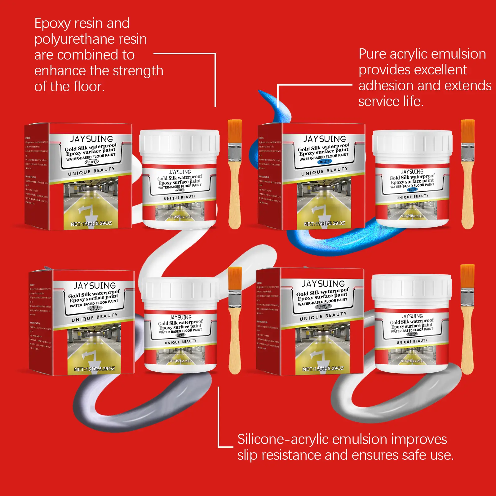 Household Wall Waterproof Epoxy Floor Paint