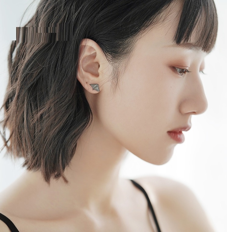 Special-interest Design Sterling Silver Earrings, High-grade And Unique