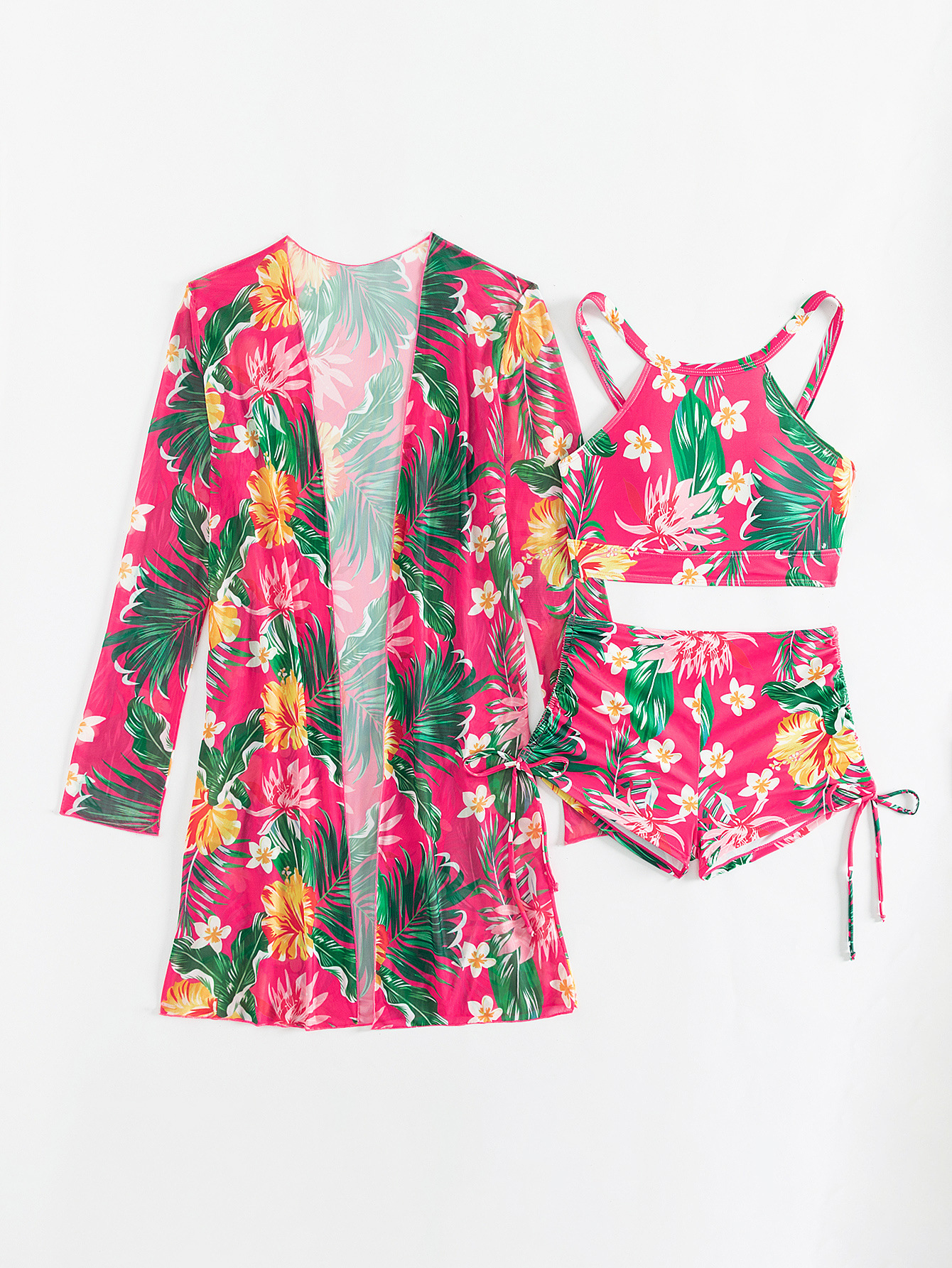 Women’s Printed Swimsuit Women’s Split Three-piece Suit