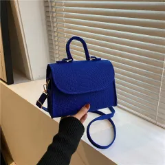 Korean Fashion Shoulder Bag Trendy Portable - Blue - View 1