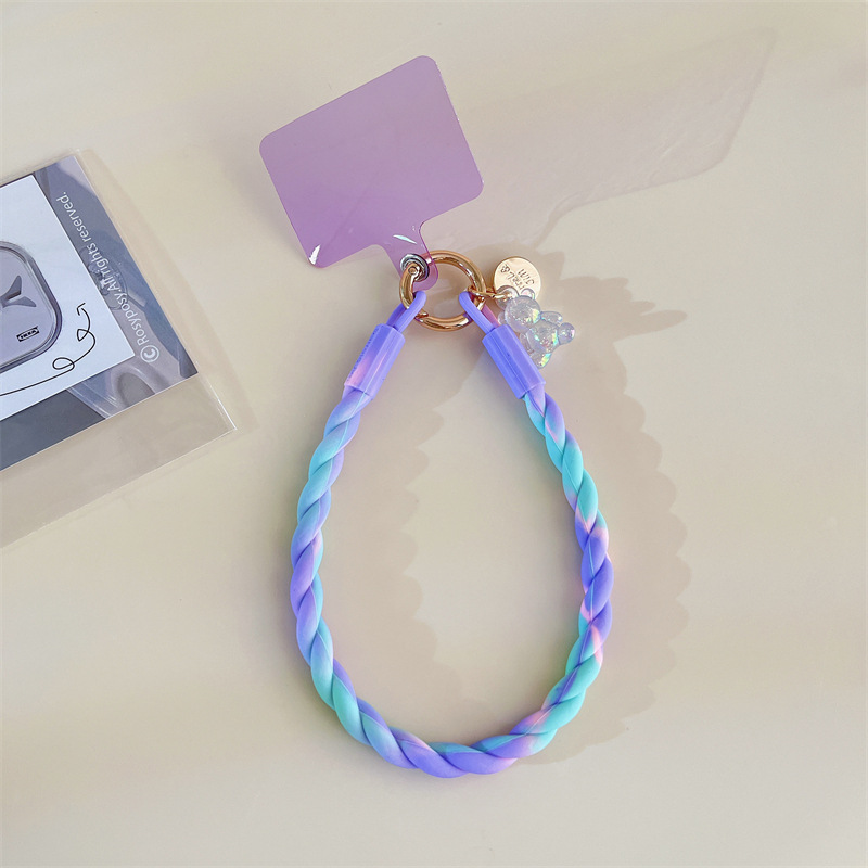Luminous Bear Phone Lanyard – Short Wrist Strap with Clip, Anti-Lost Pendant for - 第 15/27 張圖片