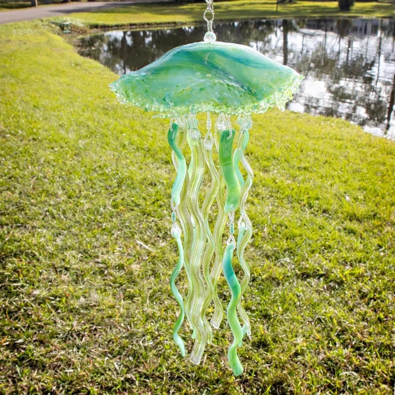 Jellyfish Wind Chime Creative Ocean Decoration Exquisite Gift