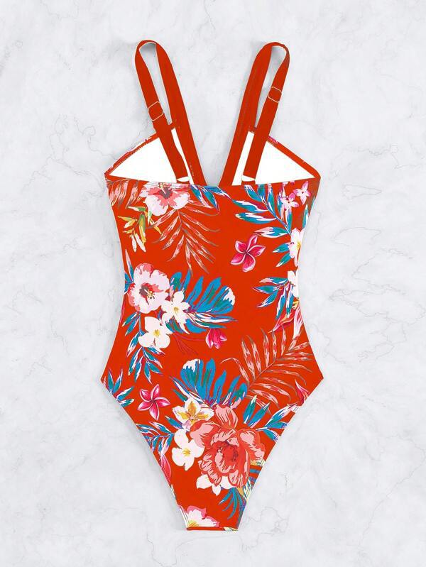 Women's Floral Bikini One-piece Swimsuit - Image 24