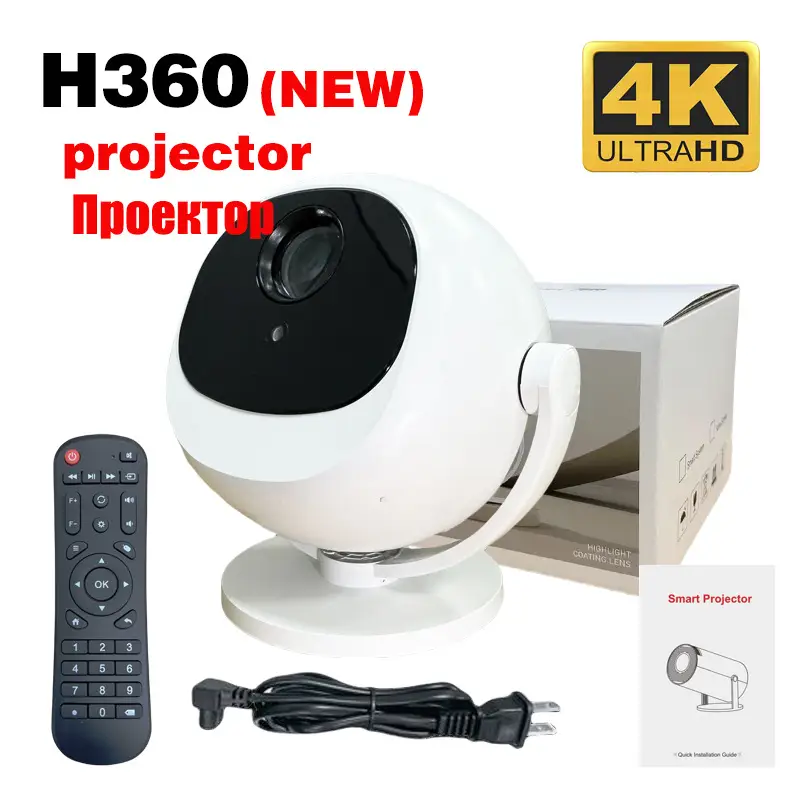 Smart Projector Android 11 Electric Focus Bluetooth 5G Dual-frequency HD