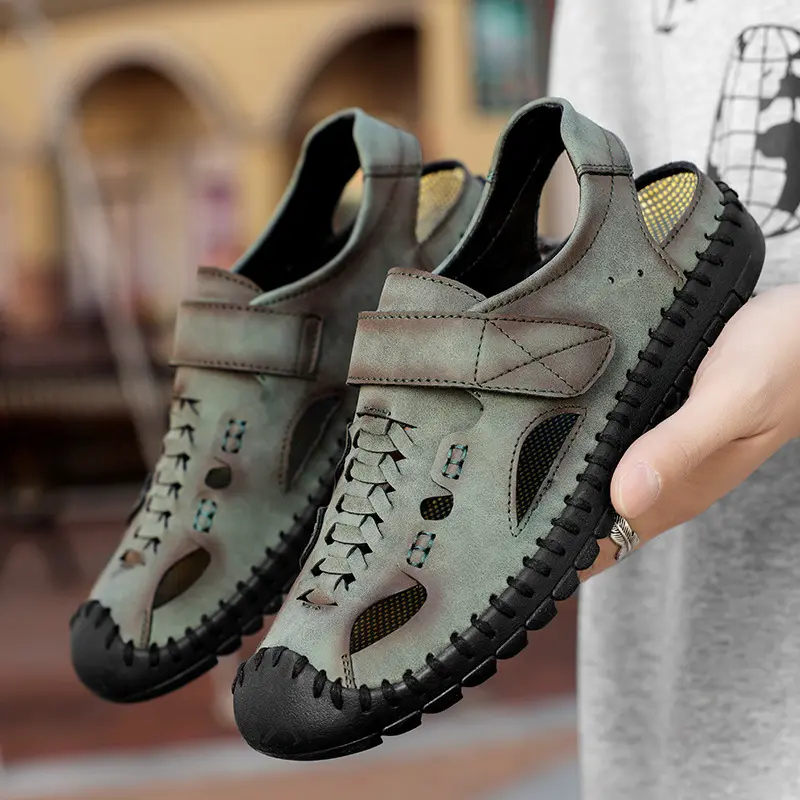 Outdoor Leather Casual Wading Sandals