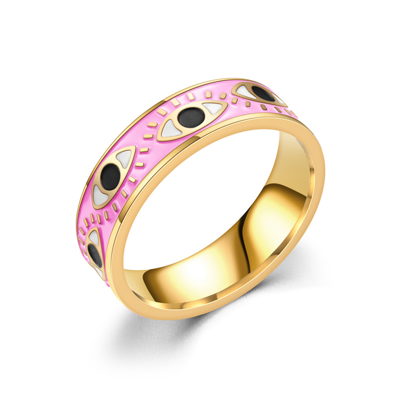 Fashion Titanium Steel Couple Ring For Women
