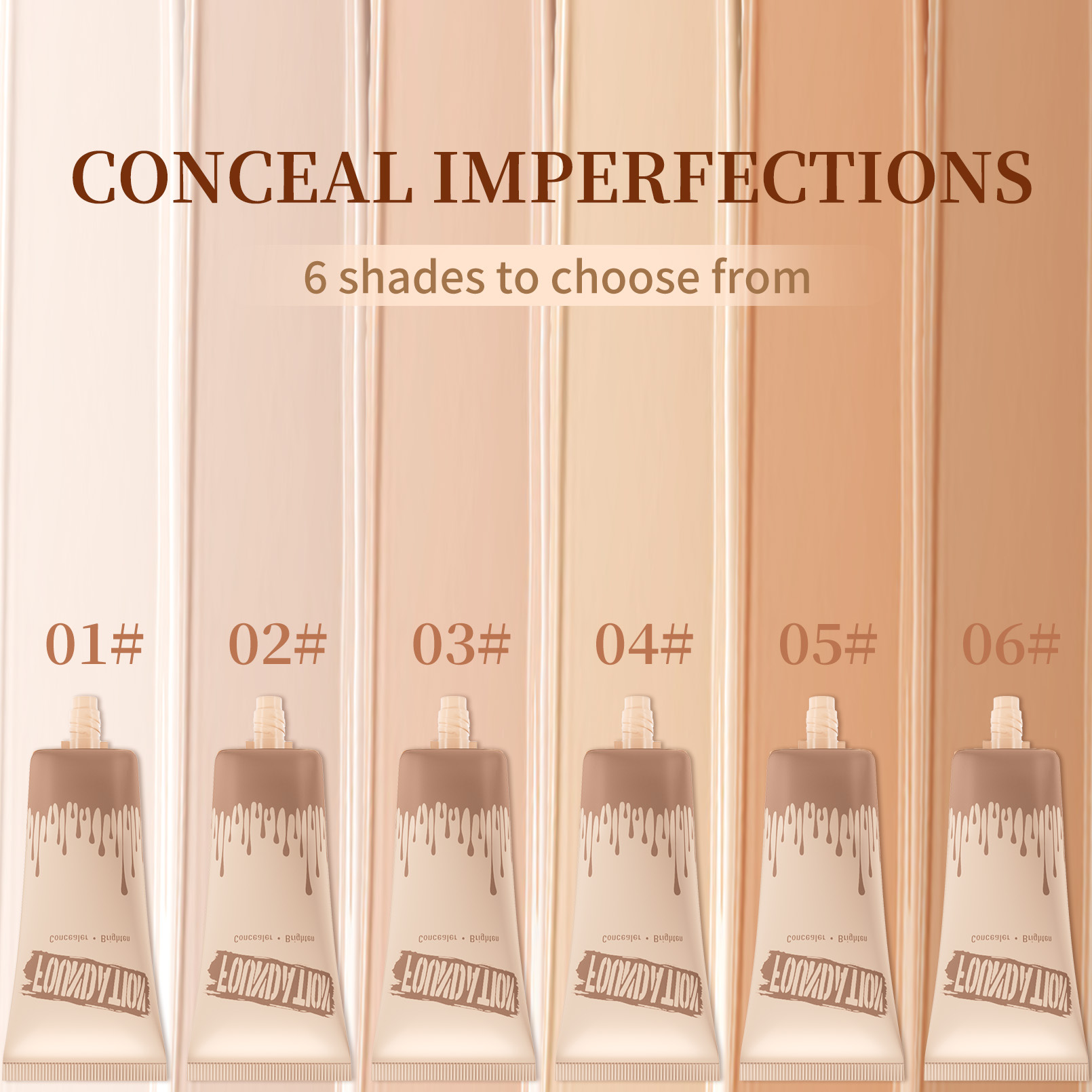 Concealing Foundation Oil Control Makeup Natural BB Cream 3
