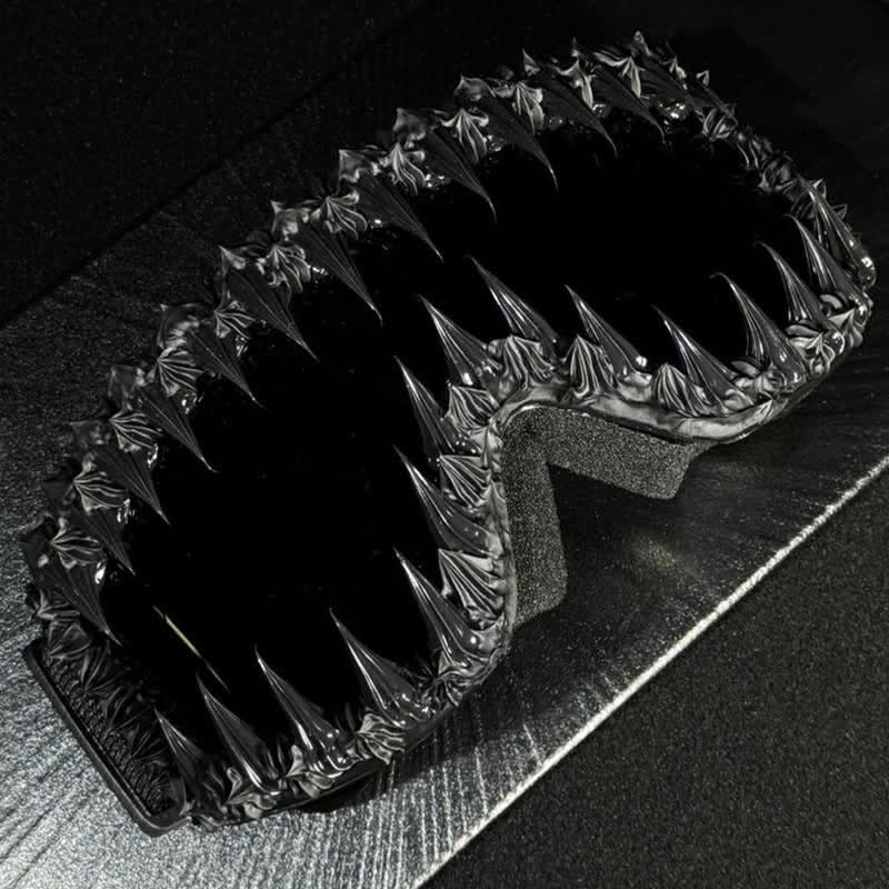 Dripping-Resin Glittery Reflective Sunglasses In Hip-HopRock Style