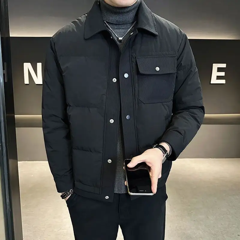 Men's Fashion Personalized Fashionable All-match Down Jacket