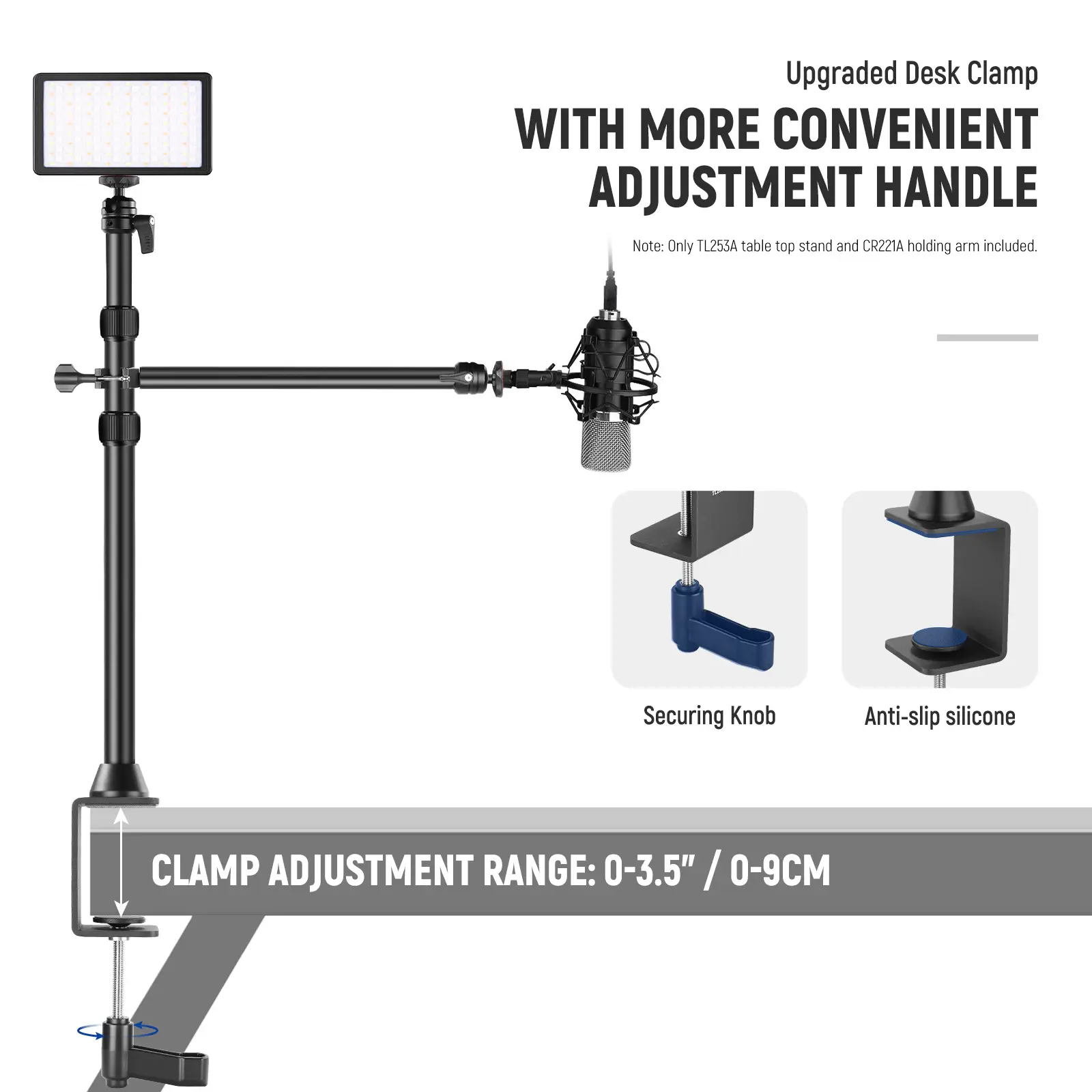 Portable And Adjustable Desktop Photography Stand