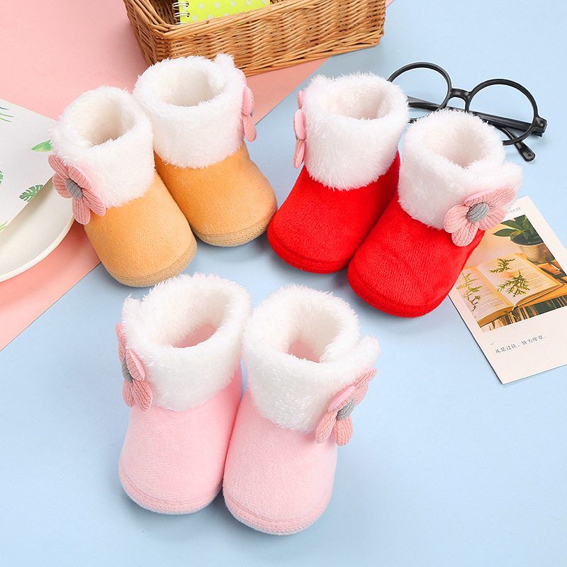 Cute Princess Baby Shoes Soft Bottom Winter