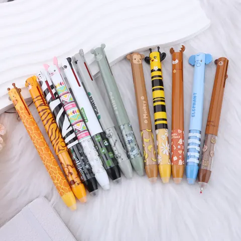 Student Erasable Gel Pen Cute Animals