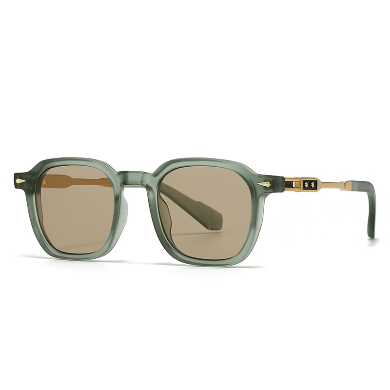 Round-frame Metal Sunglasses