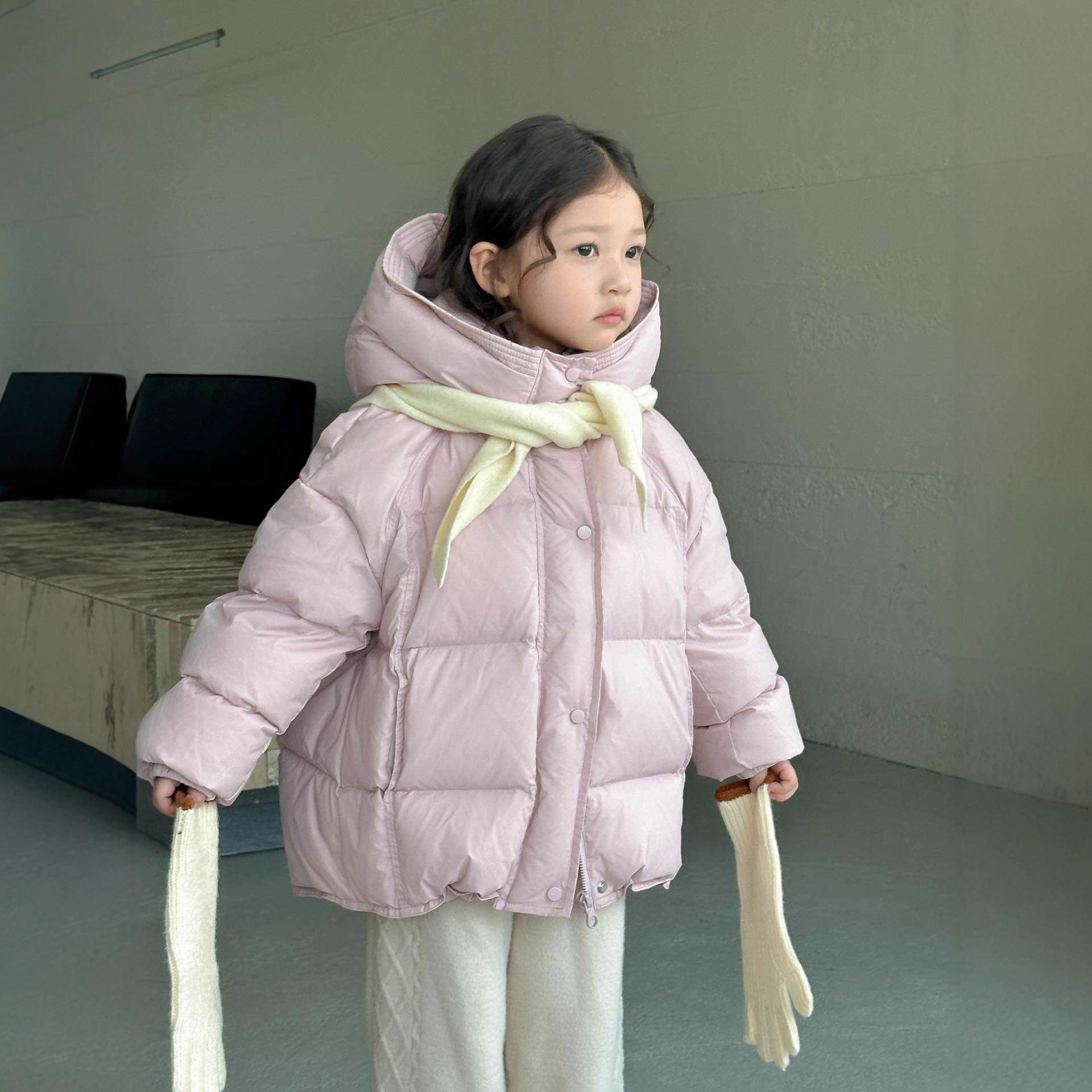 Girl's Down Jacket Winter Coat Thickened