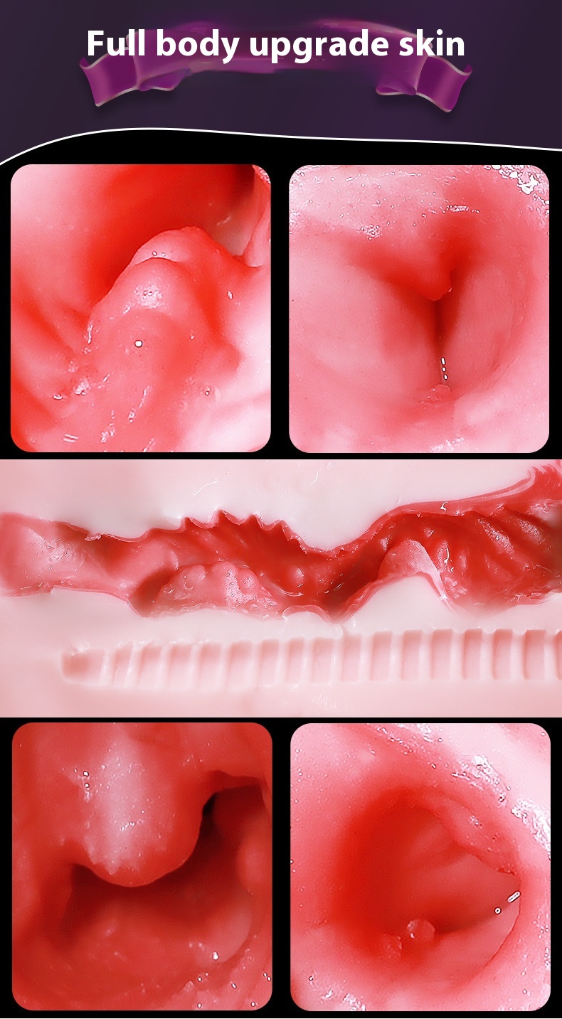 Men's Silicone Silicone Vagina And Anus Massager 14