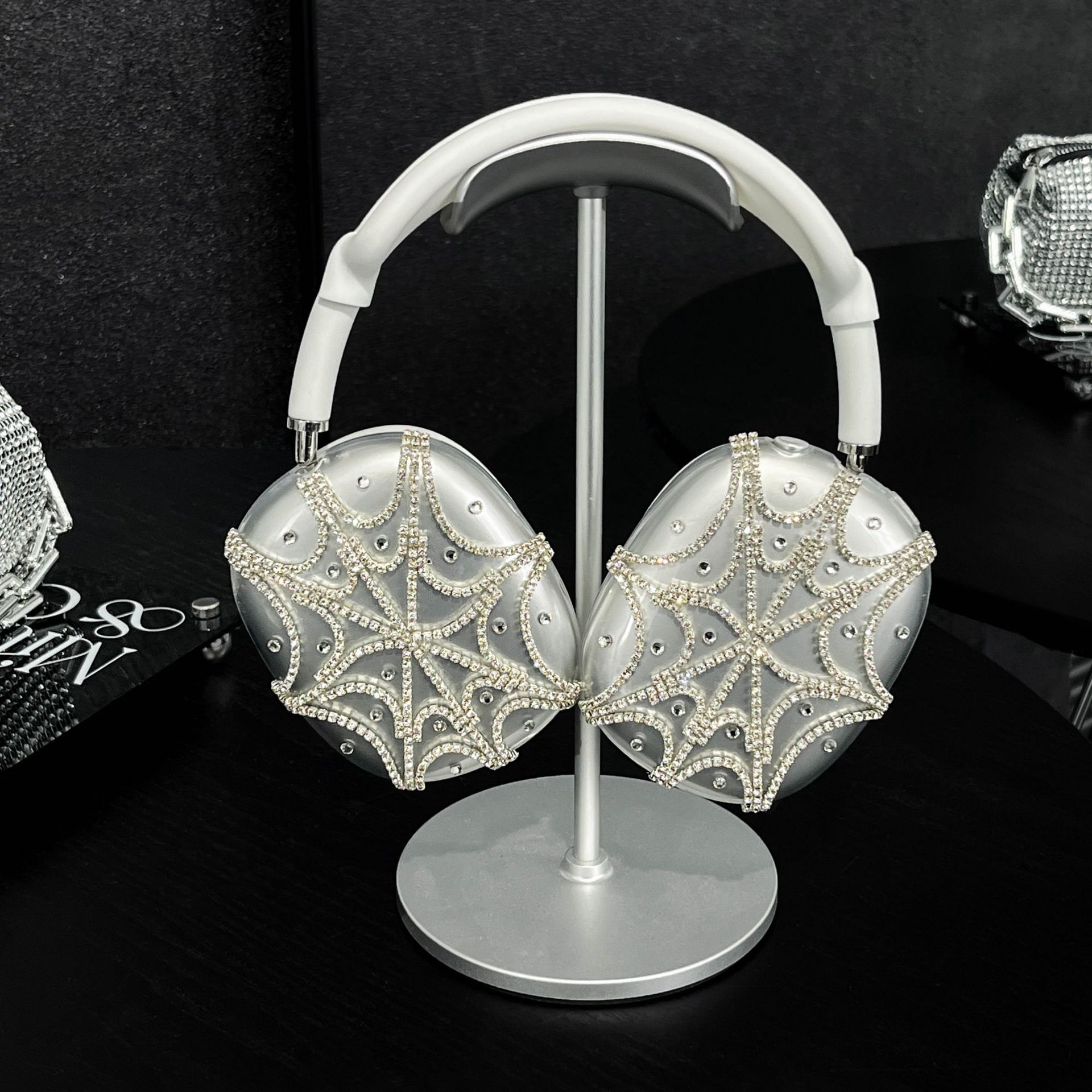 Headset Protective Cover Diamond Studded By Hand Cool All-match