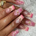 Short Ombre Square Nail Press-on Nails view 1