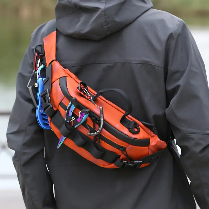 High-end Camouflage Waterproof Lure Waist Bag Multifunctional