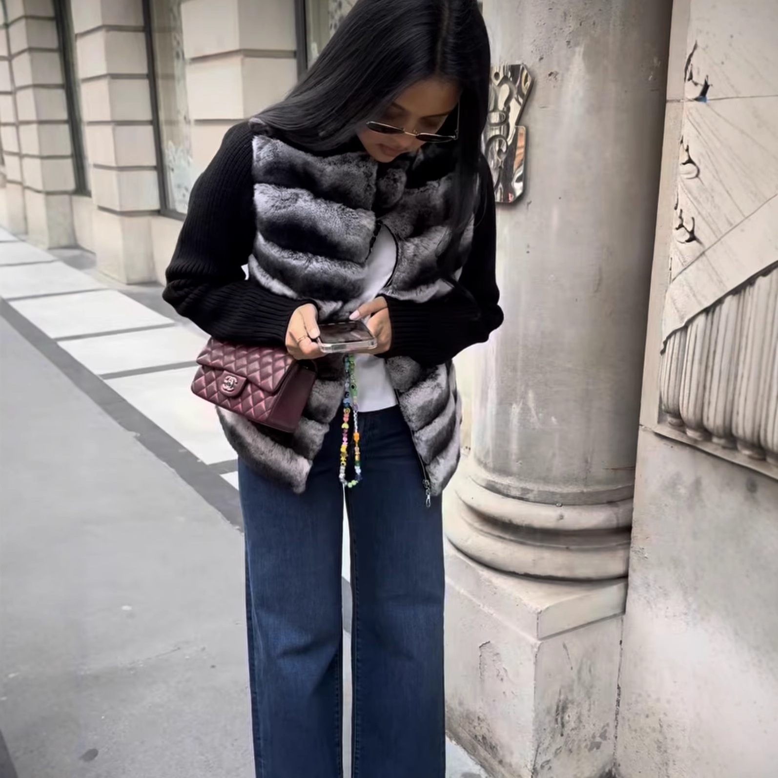 Women's Casual Patchwork Long-Sleeve Jacket
