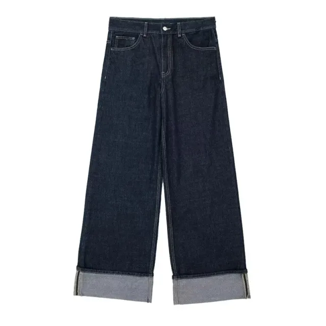 New Women's Hemming Sleeve Denim Jacket Coat Trousers Pants - Shop at LoveMi