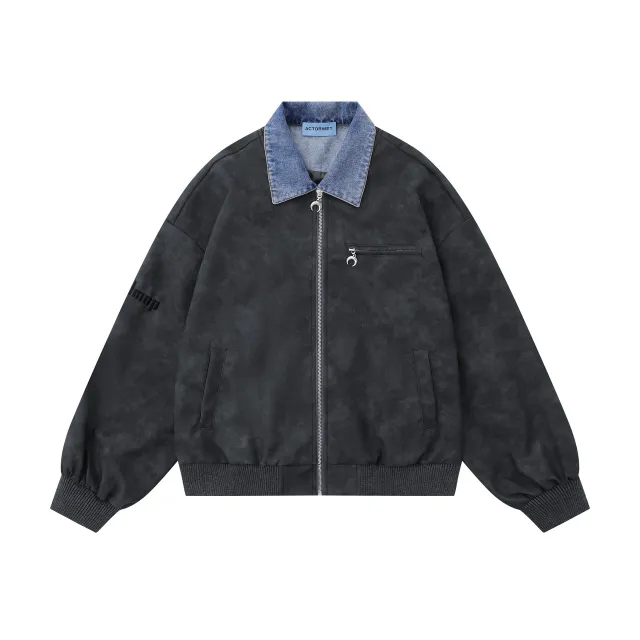 Couple Loose Design Niche Jacket Dark Gray - Shop at LoveMi