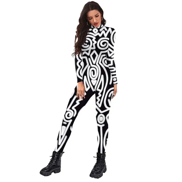 Women's Stretch One piece Bodysuit Stage Costume B142314 M - Shop at LoveMi