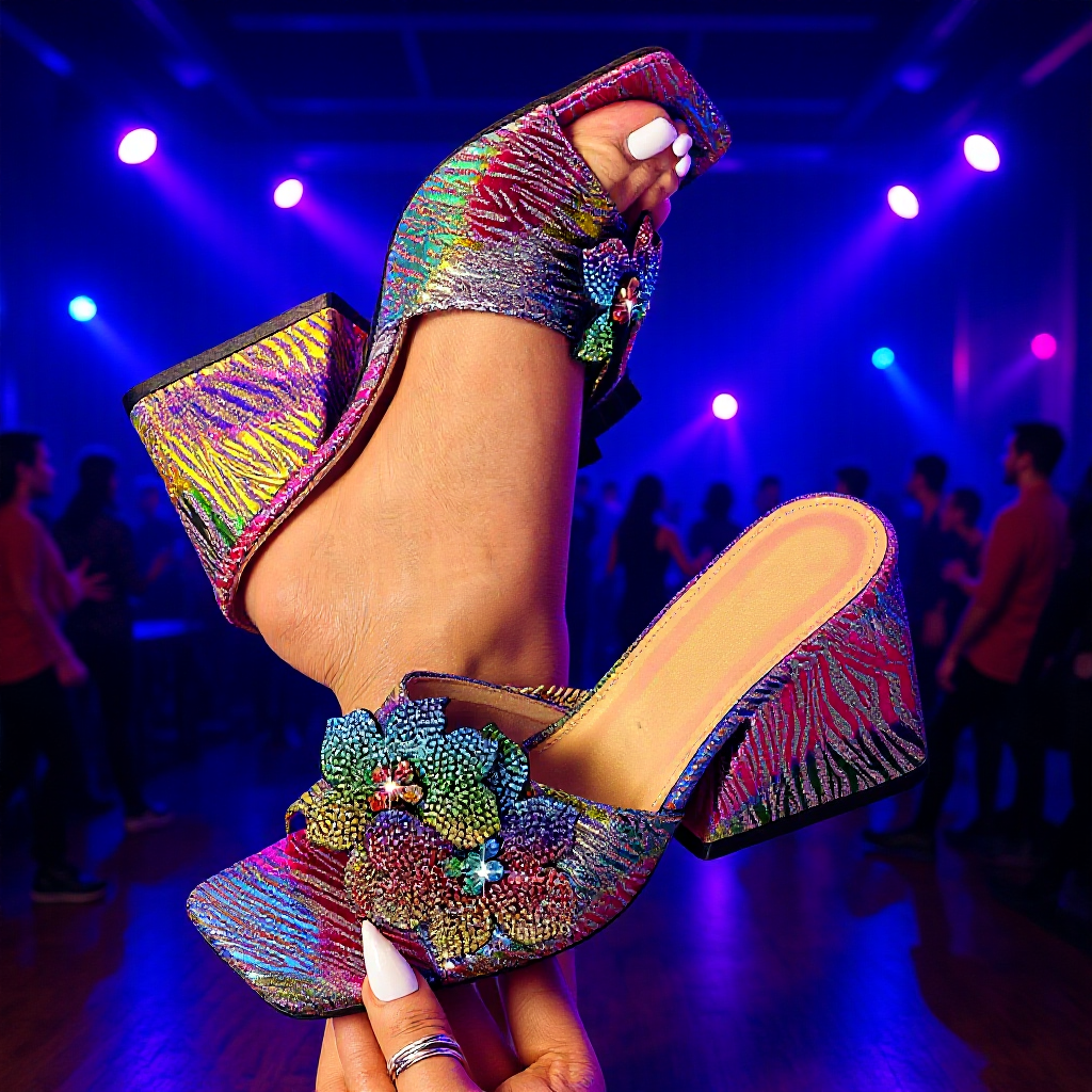 Womens High-heeled Sandals To Pair With Dresses For Parties