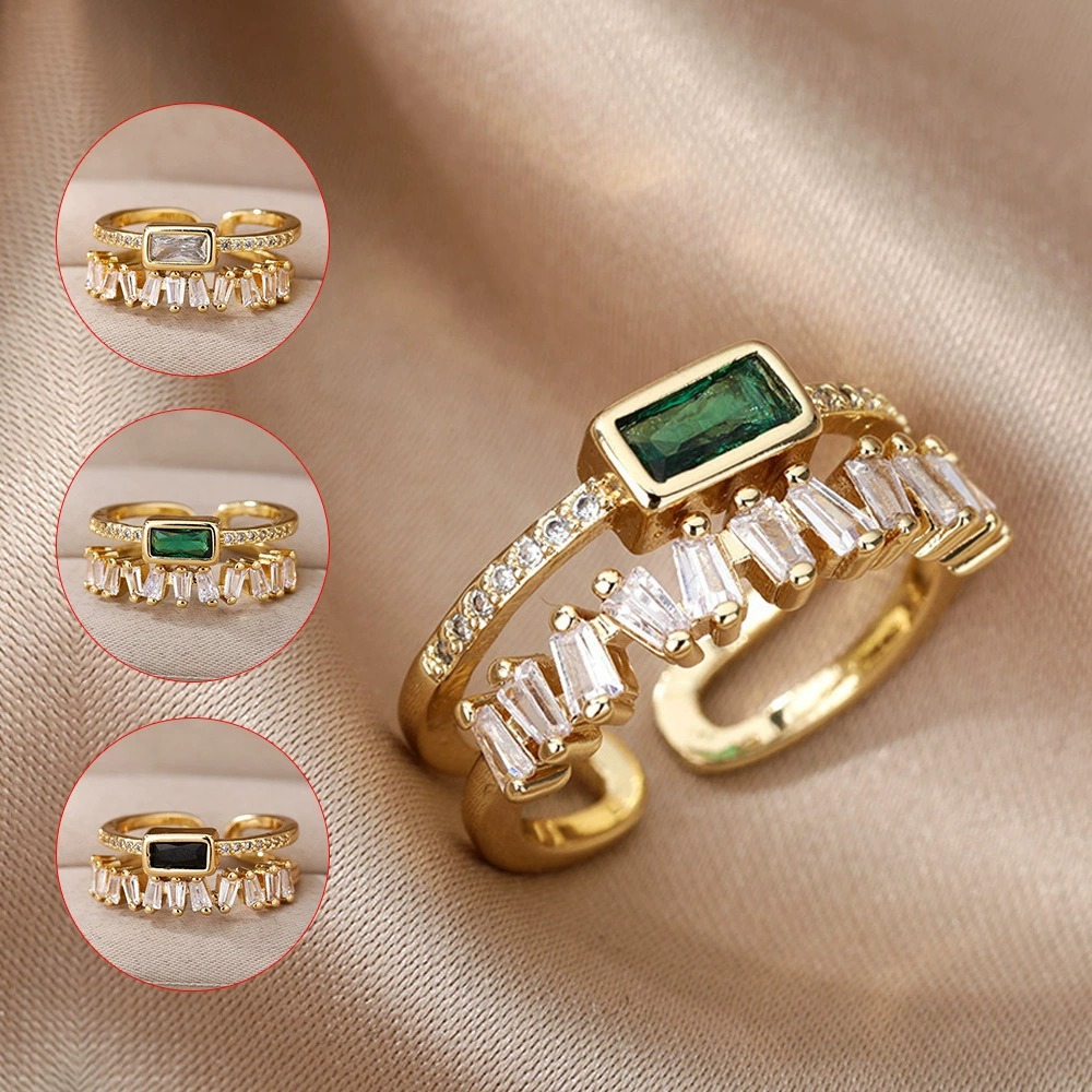 European And American Double-layer Ring 1