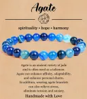 Blue Line Agate