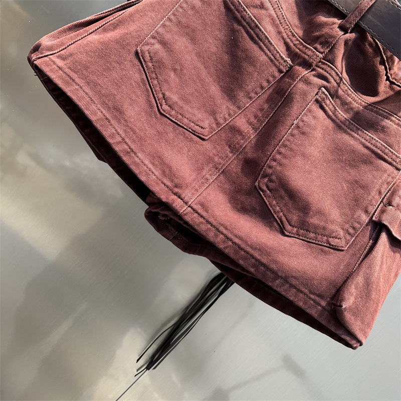 Youth-Boosting Cotton Denim Skirt for Elegant Commuter Wear Youth-Boosting Cotton Denim Skirt for Elegant Commuter Wear
