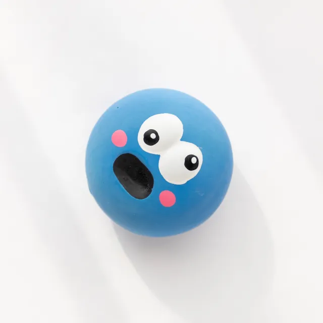 Ugly And Cute Big Eye Ball Pet Toy Dog Sound Gnawing Toy Molar Tooth Cleaning Cat Toy Blue - Shop at LoveMi