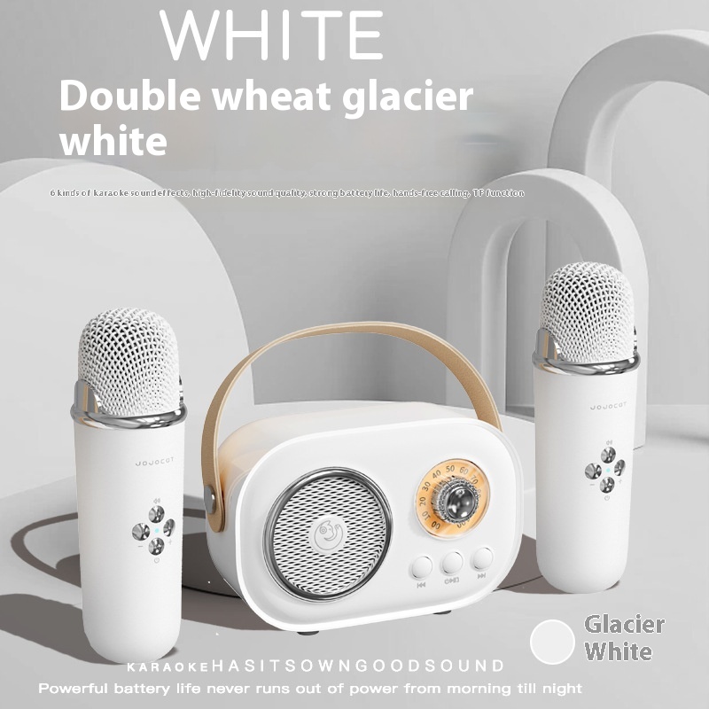 White Dual Microphone