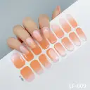 Manicure Full Stickers Solid Color 16 Small Stickers European And American Simple Nails view 14