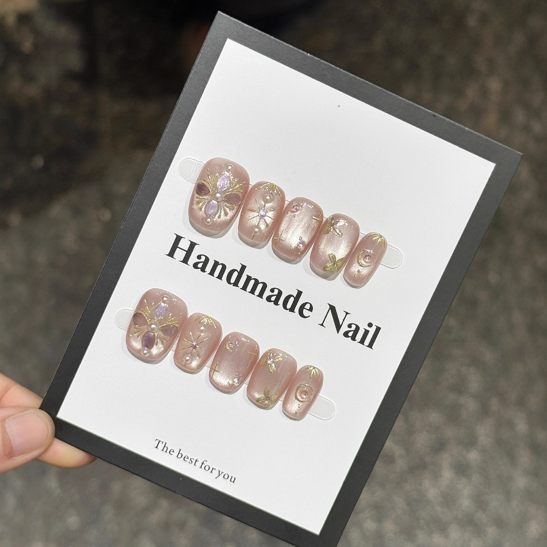 Brightening Purely Handmade Wearable Nails