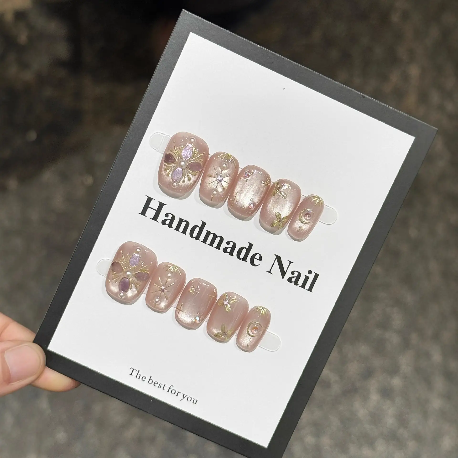 Brightening Purely Handmade Wearable Nails