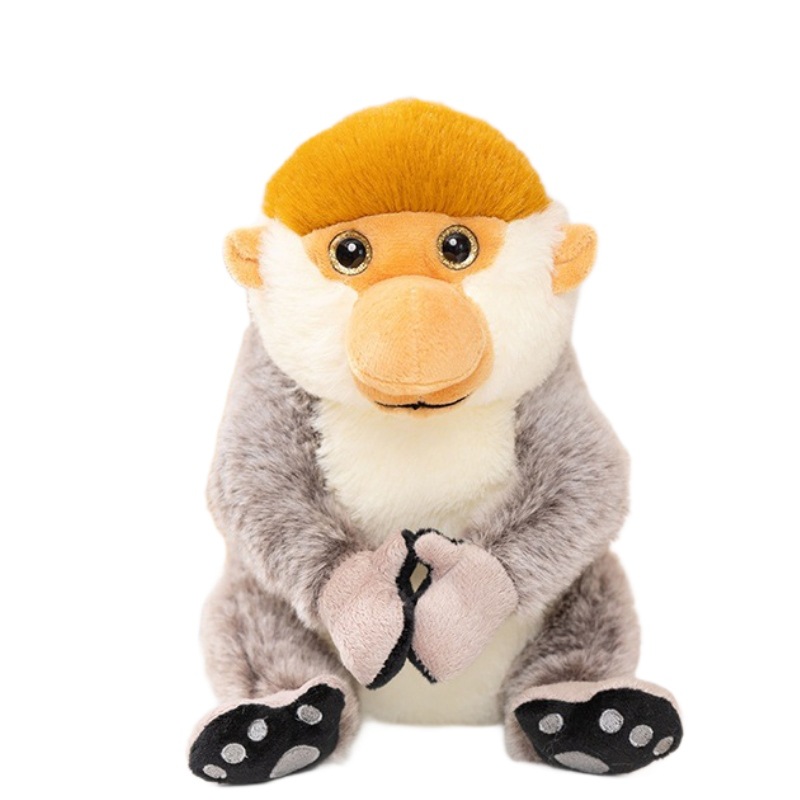 Cross-border Simulation Proboscis Monkey Plush Toy 5