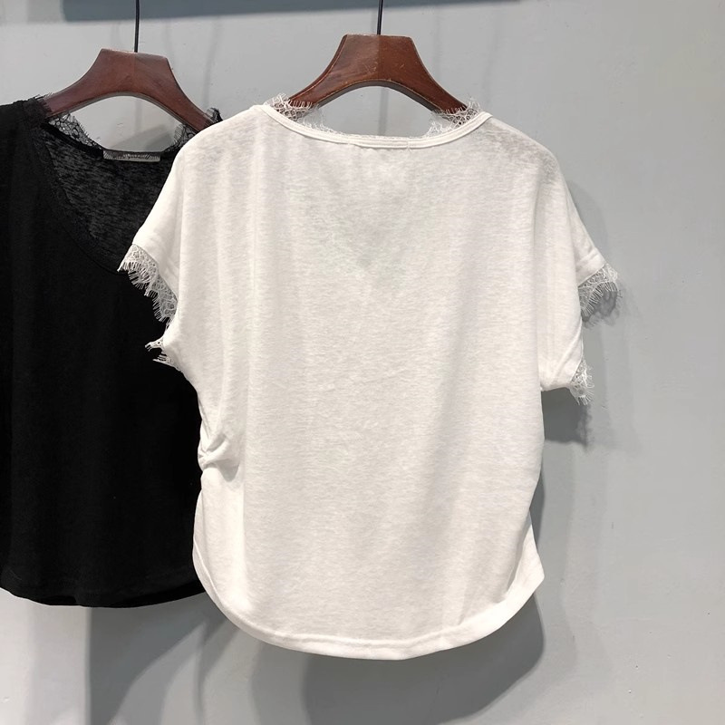 Summer Loose Slimming Korean-Style Base Shirt