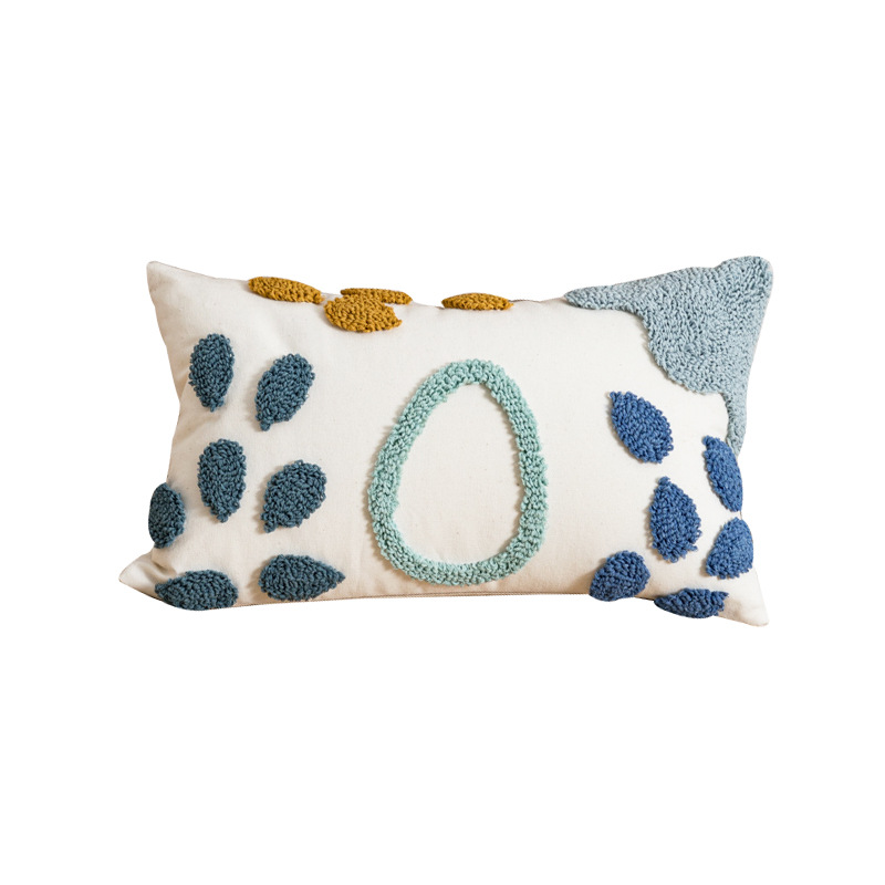 Creative Waterdrop Embroidery Cushion Cover For Living Room Sofa Pillowcase