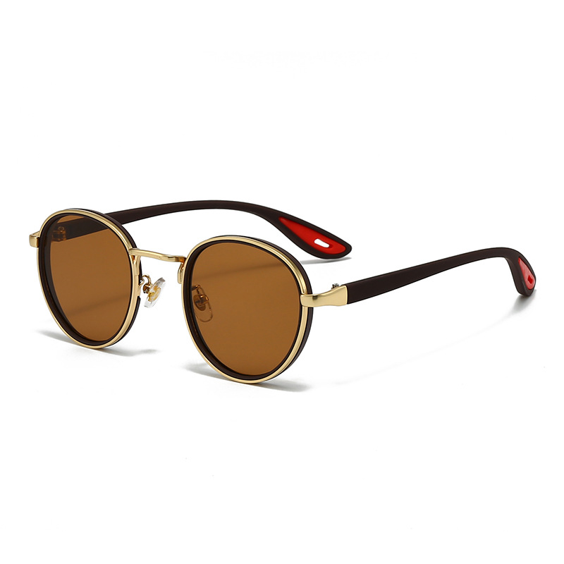 Women's Simple All match Vintage Round Frame Sunglasses C5 - Shop at LoveMi