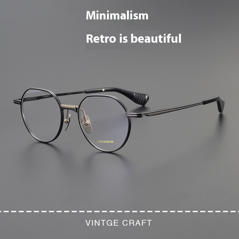 Ultra Light Pure Titanium Vintage Round Frame Spectacle - Image 8