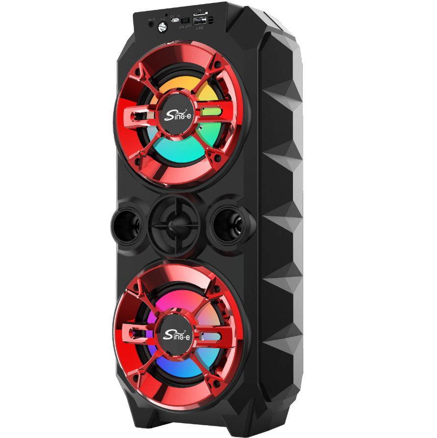 Wireless Color Light Portable Pull Rod Bluetooth Audio - Image 3
