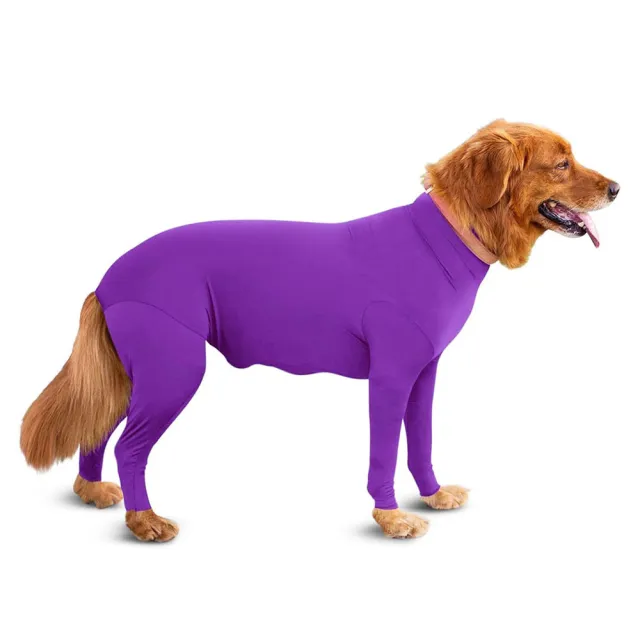 Pet Dog Jumpsuit Medium Large Dog Pajamas Anxiety Purple - Shop at LoveMi